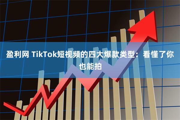 盈利网 TikTok短视频的四大爆款类型：看懂了你也能拍