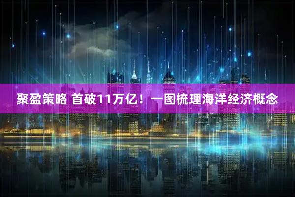 聚盈策略 首破11万亿！一图梳理海洋经济概念